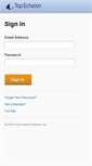 Mobile Screenshot of login.topechelon.com