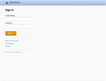 Tablet Screenshot of login.topechelon.com